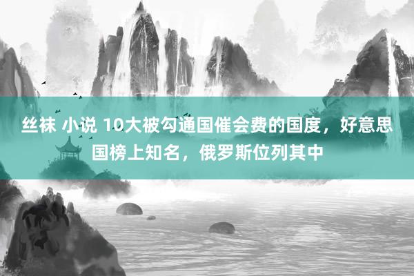 丝袜 小说 10大被勾通国催会费的国度，好意思国榜上知名，俄罗斯位列其中